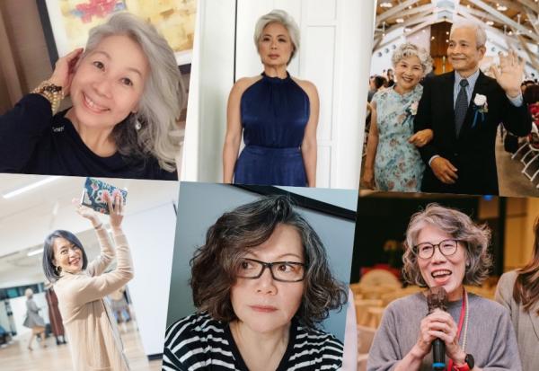 50後不染髮，髮型如何優雅好看？50+讀者白髮造型分享