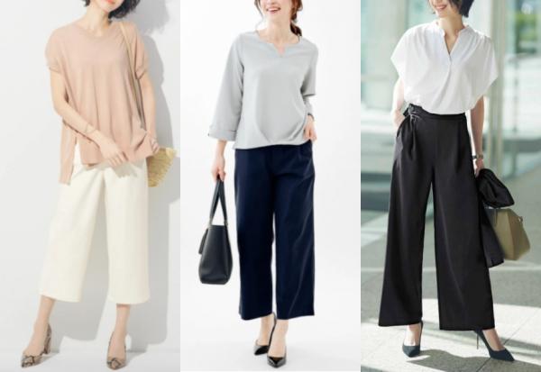 50後的超舒適時尚！寬褲怎麼穿，才能讓小腹消失、腿變長？