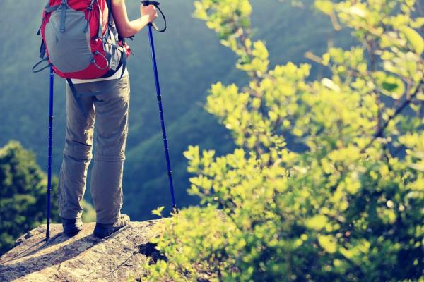 如何爬山才燃脂又保護膝蓋？教練傳授：上下坡步行與使用登山杖的正確方法