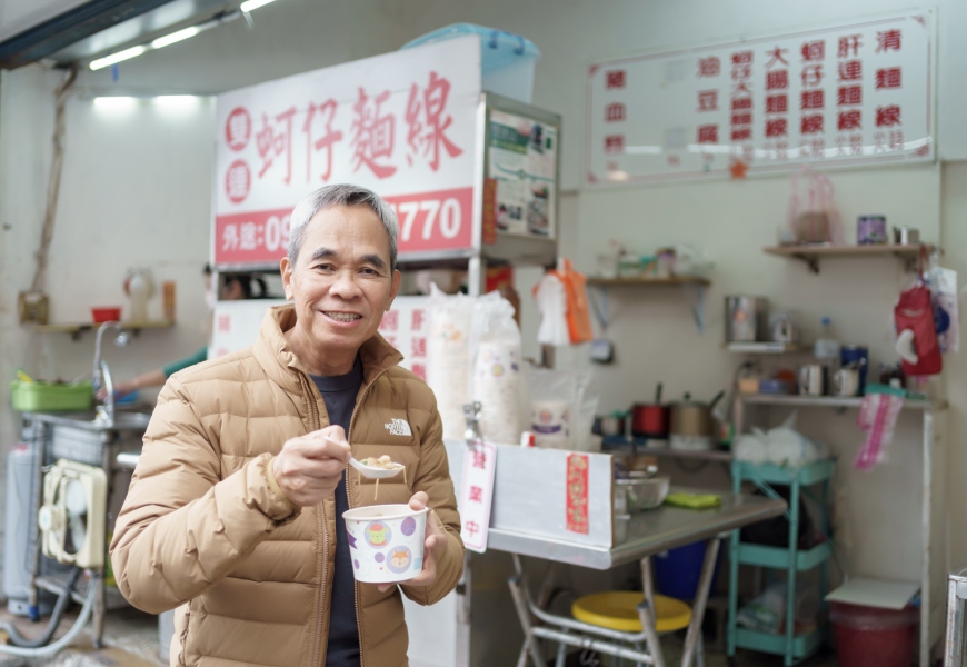 享受美食是黃榮堅的生活樂趣之一，也是他治療癌症期間的快樂點子。