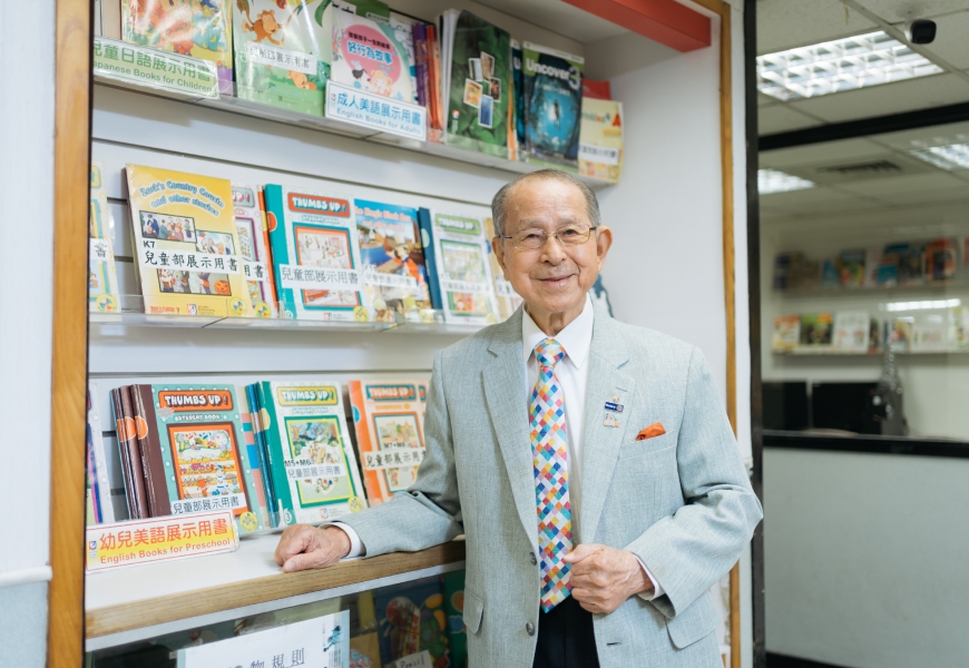 91歲的侯登見說，他保持活力的祕訣很簡單，其中之一是工作。