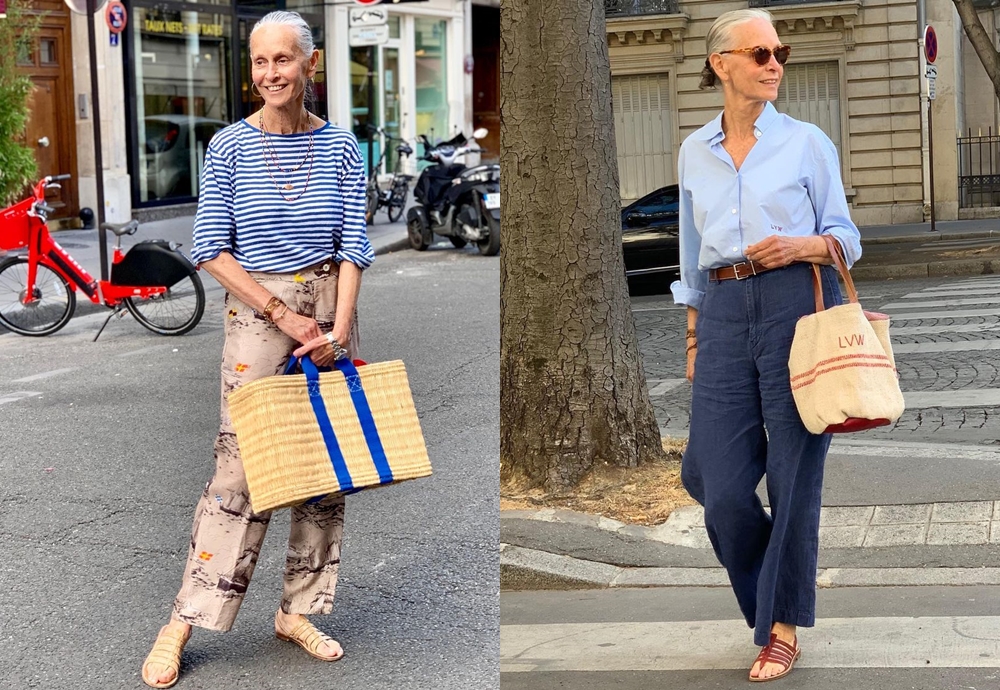 如何穿出法式隨性優雅？74歲時尚部落客：一穿再穿的單品，加上一個小配件