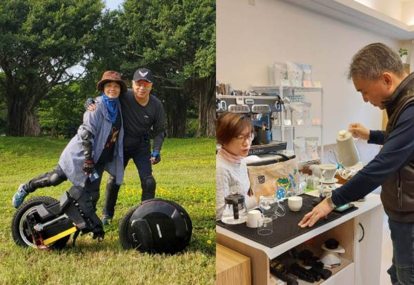 47歲離職開咖啡工作室、和先生騎獨輪車四處玩！鐘麗芬：提早退休人生必學2堂課：理財和認真玩樂