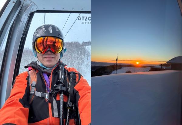 退休後才學滑雪，盡情泡湯、賞景、吃美食！高培銘：我已辛苦這麼久，多為自己活是應該的
