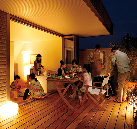 兩代獨立又不失親密的共住型態，日本二世帶住宅