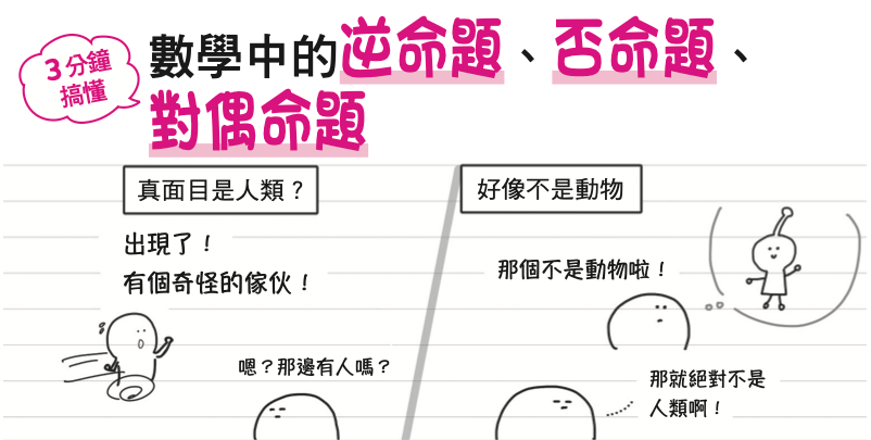 命題怎麼判斷真假？快速理解原命題、否命題與真假一致的關係