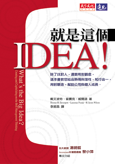 就是這個IDEA！