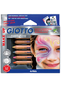 【義大利 GIOTTO】兒童彩妝筆(亮彩色)