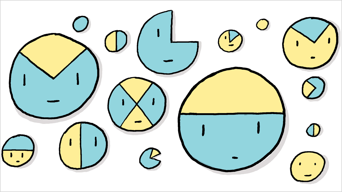 圖表的說服力部分取決於讀者