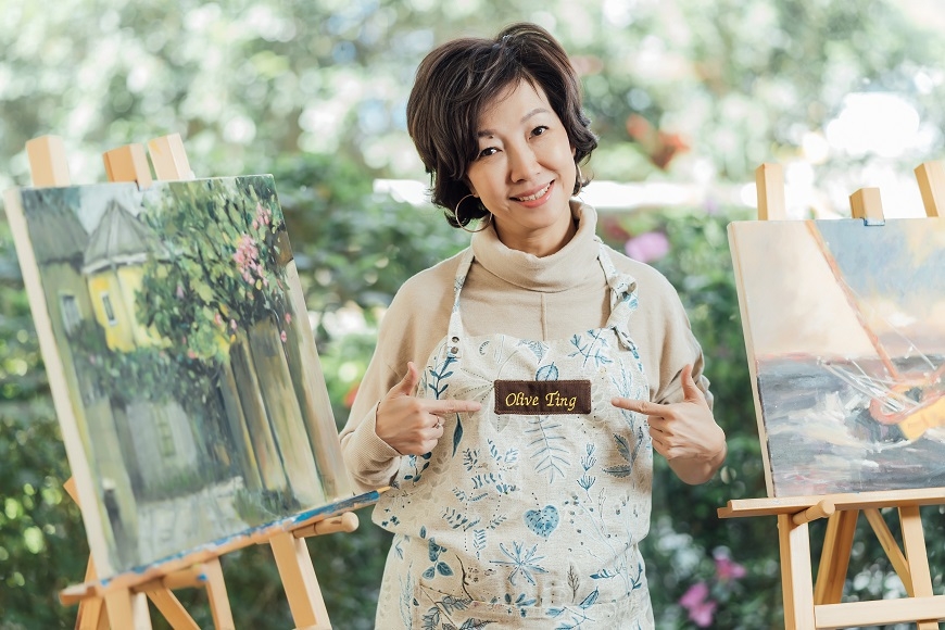 59歲丁菱娟開油畫展:一年學一件事,真的能完成夢想!_img_6