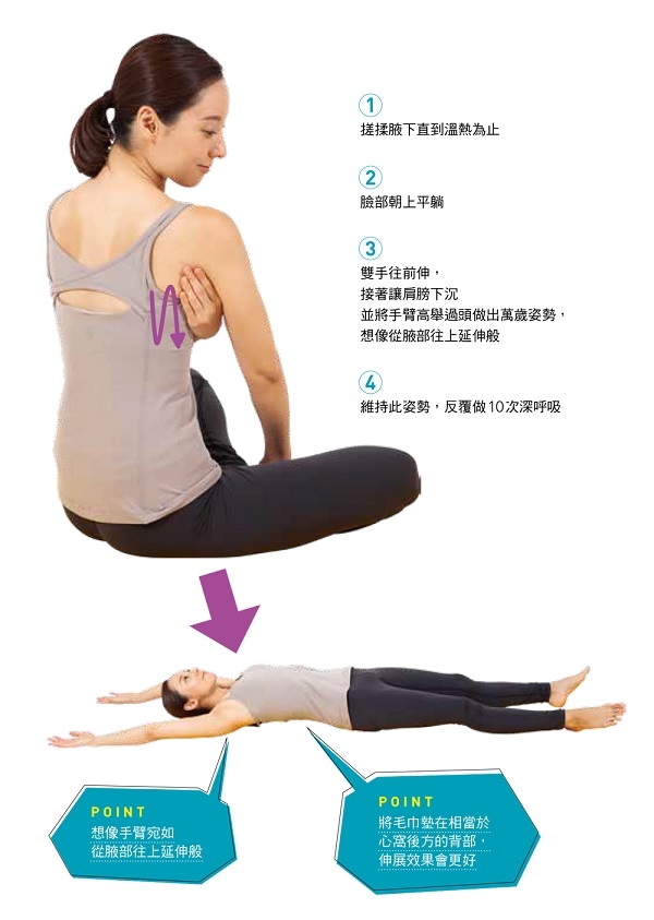 消除肩膀僵硬、預防五十肩,捏捏腋下有效!每天3招,活化腋部深層肌_img_6