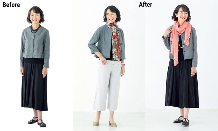 喜歡的顏色不一定適合你！50後穿搭選對色，一條圍巾就能讓皮膚變明亮_img_4