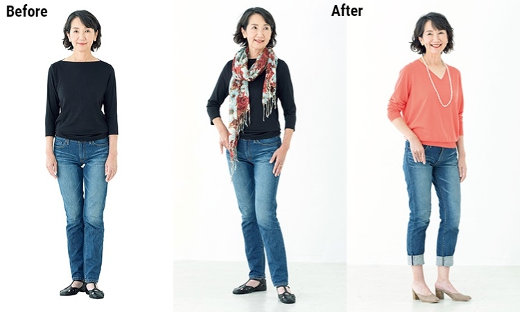 喜歡的顏色不一定適合你！50後穿搭選對色，一條圍巾就能讓皮膚變明亮_img_5