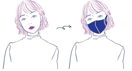 戴口罩也要美美的!專家傳授臉變小、鼻變挺、不脫妝的4個小心機_img_3