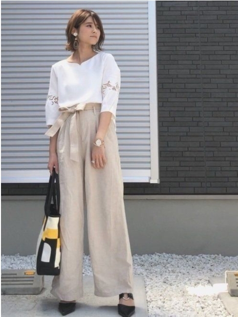 50後的超舒適時尚！寬褲怎麼穿，才能讓小腹消失、腿變長？_img_9