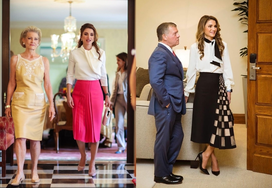 外媒票選「全球最優雅女性」!51歲約旦王后穿搭3重點,穿出高雅氣質_img_2