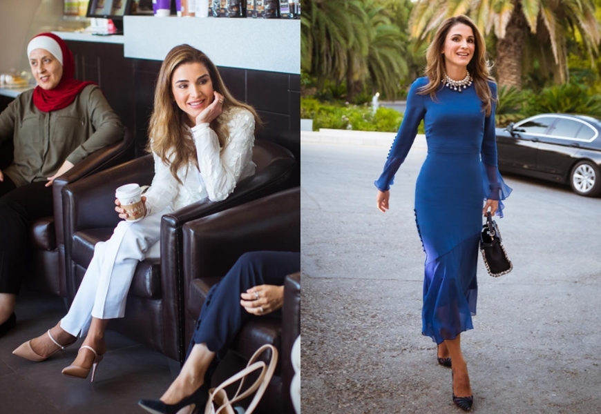 外媒票選「全球最優雅女性」!51歲約旦王后穿搭3重點,穿出高雅氣質_img_3