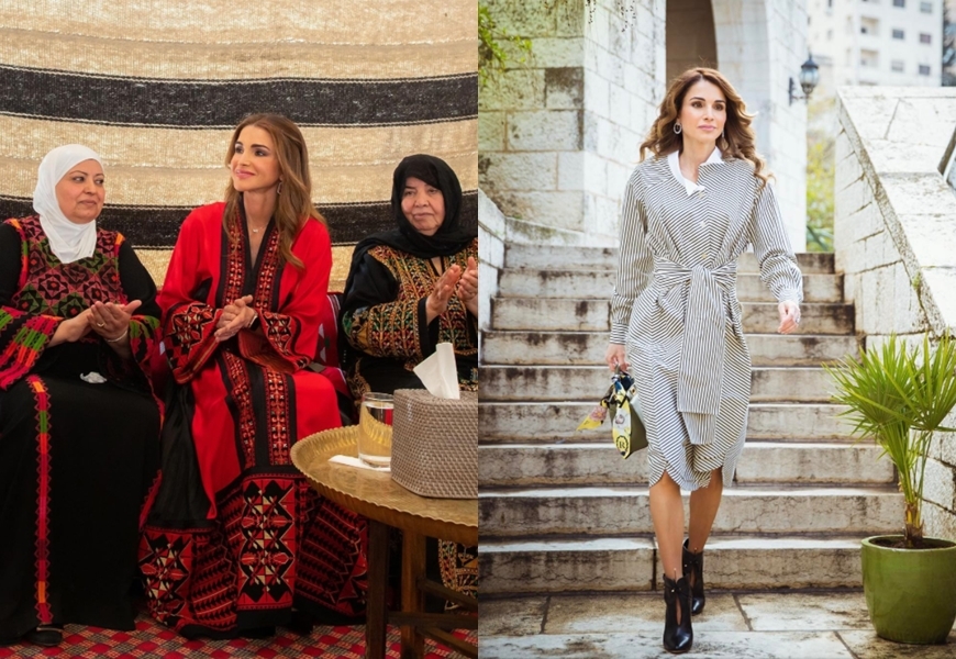 外媒票選「全球最優雅女性」!51歲約旦王后穿搭3重點,穿出高雅氣質_img_4