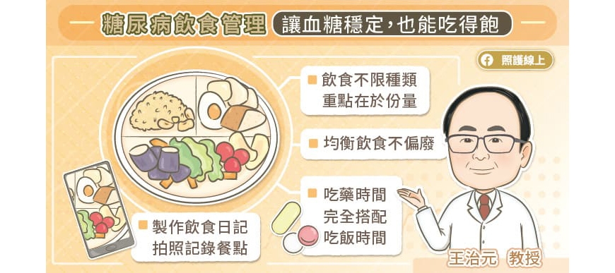 照護線上｜糖尿病飲食怎麼吃，一年糖化血色素降一半！醫師：這樣做吃得飽又血糖穩定_img_2