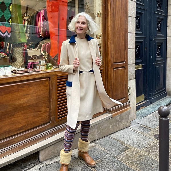 30歲留白髮、54歲成為時尚模特兒！Sylviane：天天騎單車、找尋生活美好片刻，內心的喜悅會反映在外表_img_1