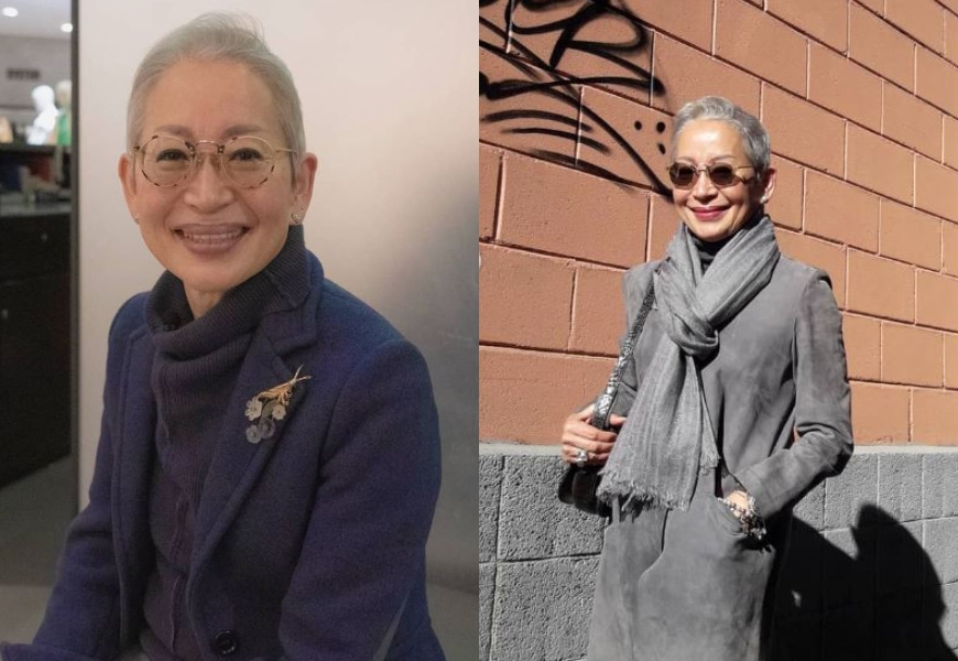 希望能被小孩叫「漂亮的阿嬤」。（圖片來源：IG@ mila_no_nna）