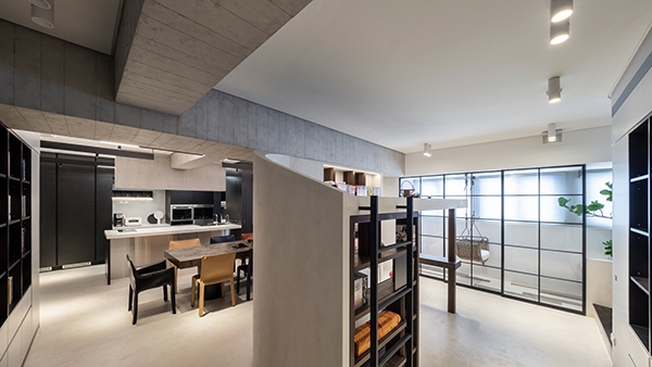 適當的隔間，讓空間更有層次感。