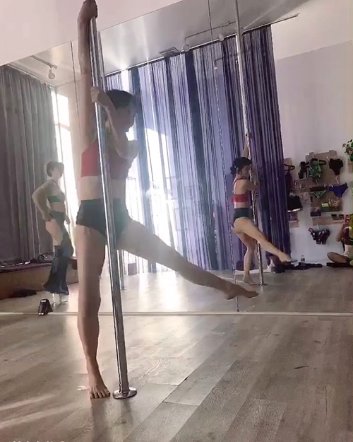 領悟健康的重要性，南果步開始鍛鍊身體，甚至挑戰高難度的鋼管舞。