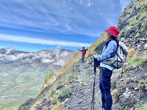 在法國的時光，至今仍對陳敏慧有深刻的影響。圖為她在南法Chabottes小鎮附近爬山。