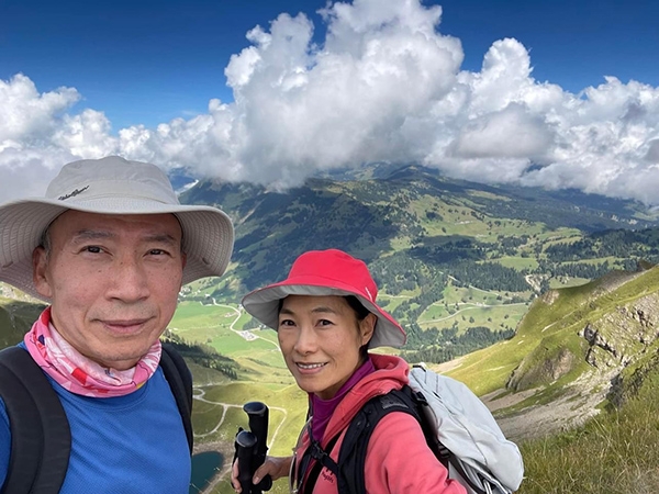 陳敏慧近年愛上爬山，大自然的美讓人放鬆，也讓她體會活在當下、接受驚喜的美好。