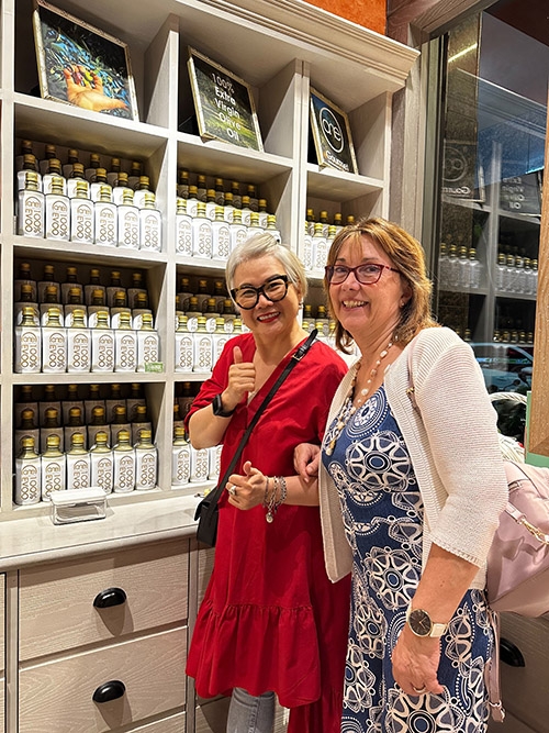 初夏時節，Lucia首度來台拜訪ONE Gourmet創辦人梁沛祺。