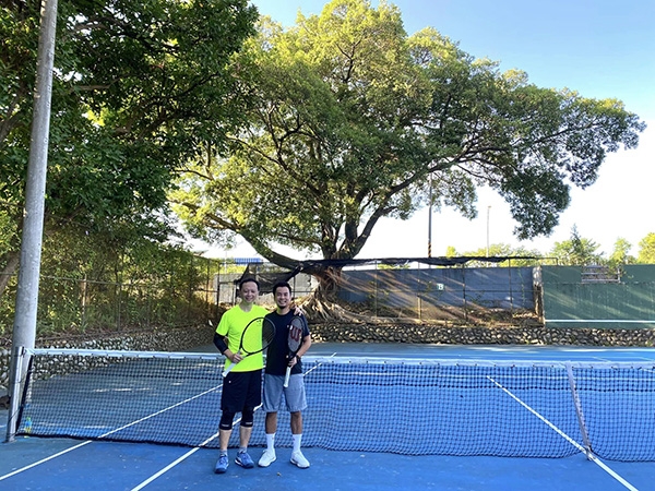 林頌凱除了是運動醫學專家，本身也十分熱愛運動。