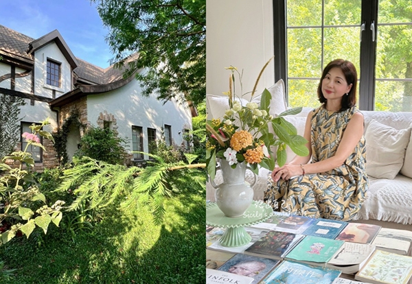 藝術家莊園是浪漫唯美的普羅旺斯風格，女主人詹秀美在此分享生活的優雅美好。（圖片來源：詹秀美）