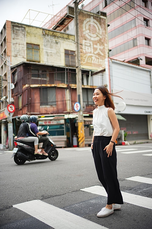 嘉義的生活感，讓孫育晴活得更輕鬆、健康。（圖片來源：林韋言攝）