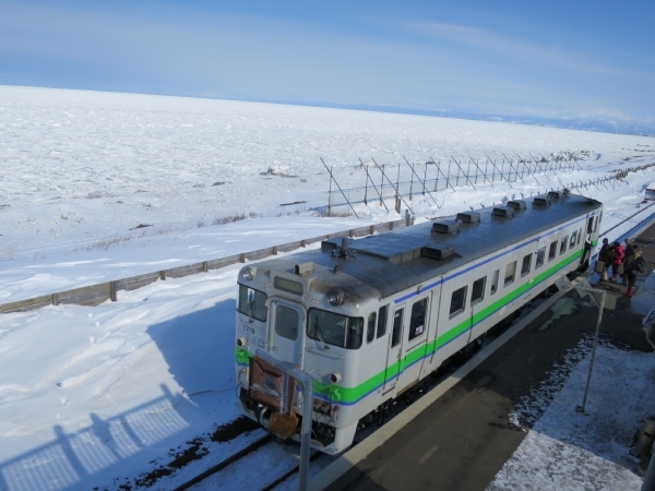 網走雪國列車。