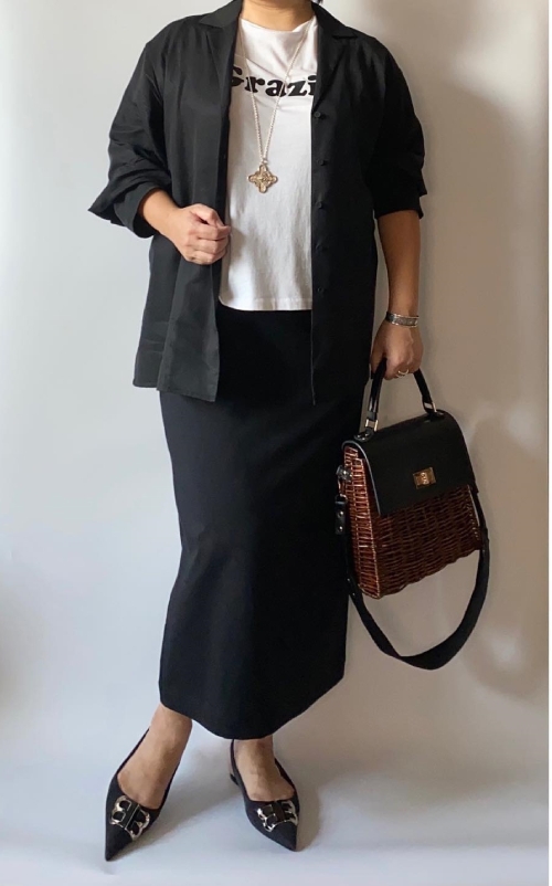 外套可以為整體身形製造直線條，是頗具修飾效果的實用單品。（圖片來源：IG@futooshatai）