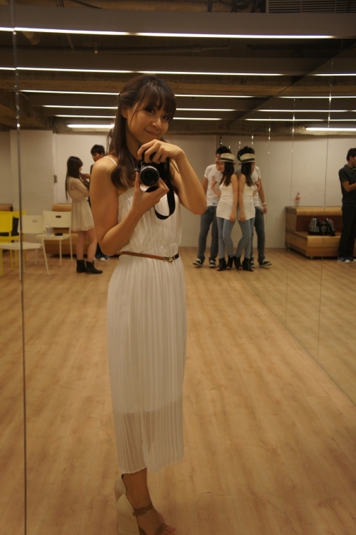 勇敢追夢的辣媽，也參加明星培訓班一圓自己的夢想。