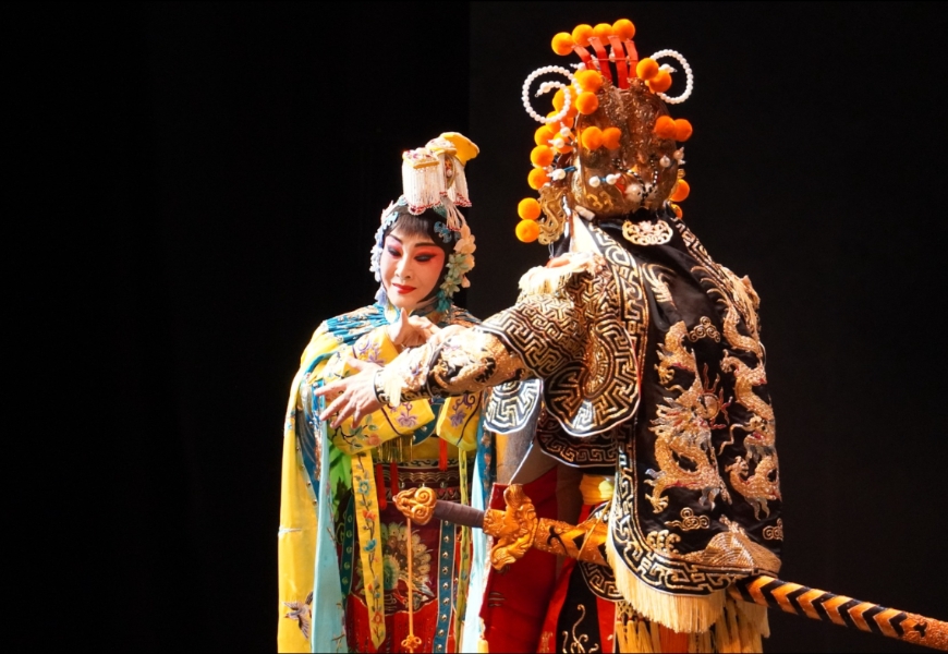 魏海敏猶如千面女郎，圖為《霸王別姬》虞姬扮相。（出自魏海敏FB）