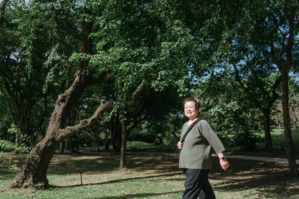 莊翠華與漏尿現象和平共存，赴日本旅遊、跳芭蕾都難不倒她。
