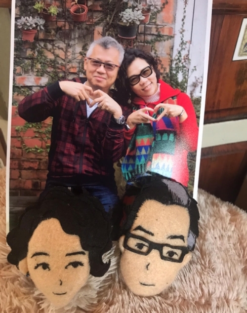 May說，自己在人生最低潮時遇見先生，是一生最大的福氣。