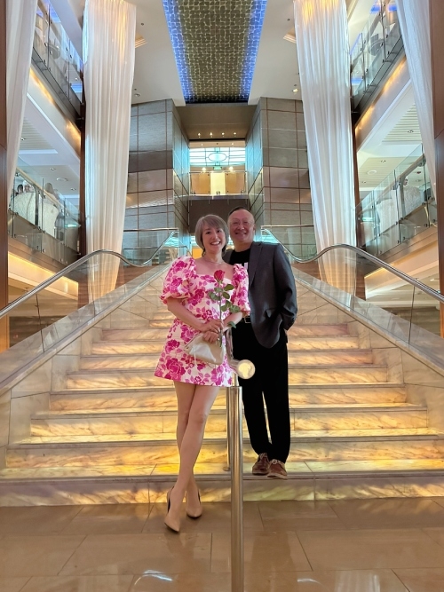 崔麗心說，先生的個性屬於吃軟不吃硬，避免當下直接衝突，退一步更能給彼此空間。（圖片來源：崔麗心）