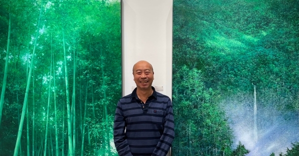 黃林煌心中的藝術種子從高中時代起便深植心底。（黃林煌提供）