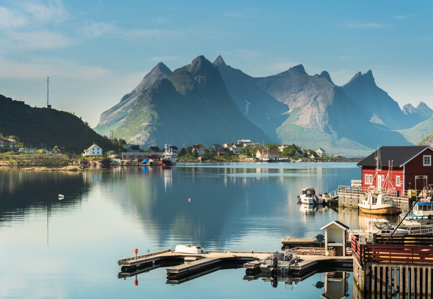 林仲亮在挪威路邊拍到的美景。（圖片來源：林仲亮）