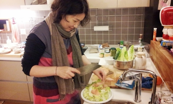 徐譽庭認為，好好料理一頓餐，是一種踏實生活的樣貌。（圖片來源：徐譽庭）