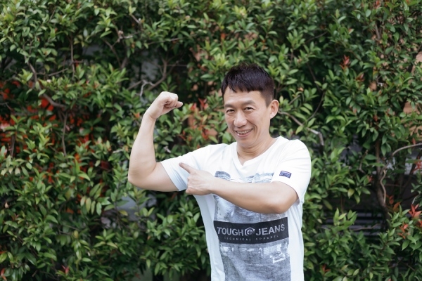 郭子乾是超級樂天派，凡事不糾結的性格，也讓他心胸開闊，勇於挑戰各種新事物。