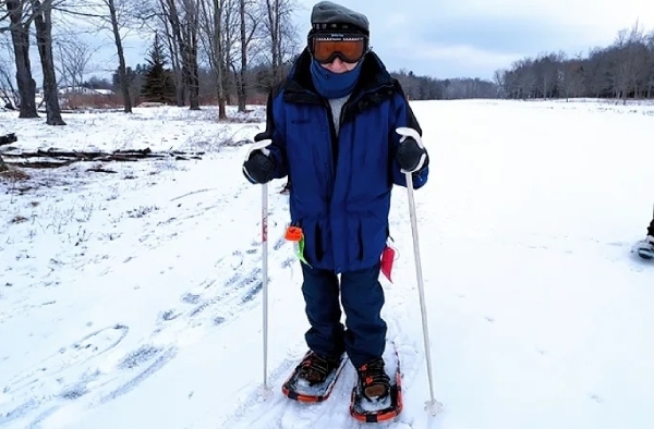 99歲時的塔克，依然熱愛戶外活動。（出自Guinness World Records）