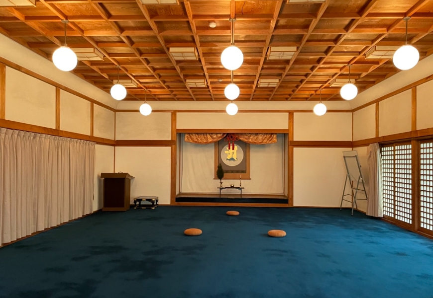 IRene曾入住高野山不動院，體驗靜心生活。