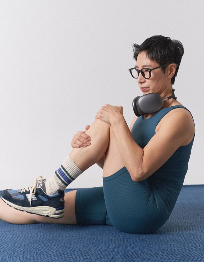 原本走幾步樓梯就會喘的許恩順，藉由運動讓身體變得更年輕有活力。