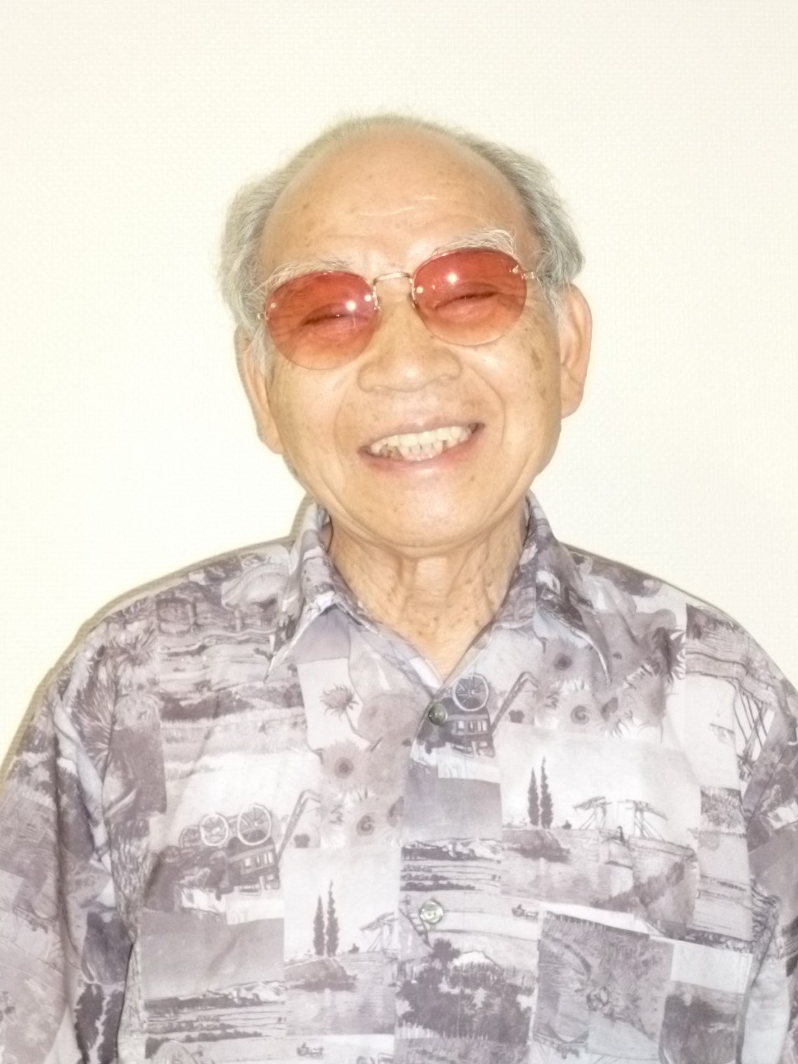 2度獲選為東京「失智症希望大使」的長田米作。（出自：東京都福祉局）