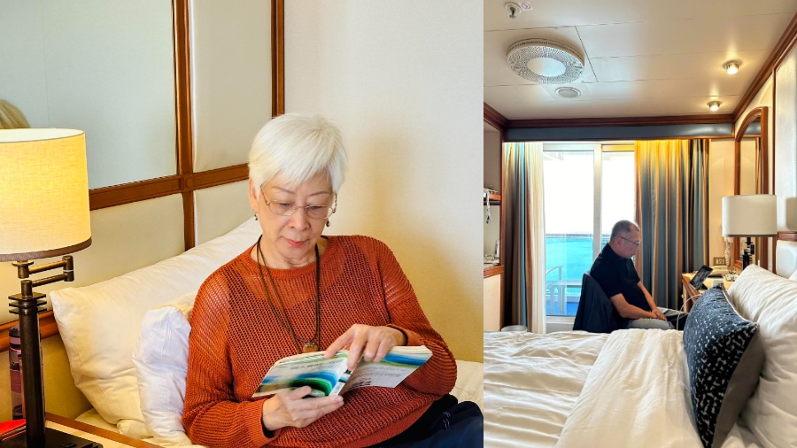 堅持尋自己開心後，夫婦倆已進入到可各自去吃飯、各做各的，舒服又距離剛好的陪伴了。