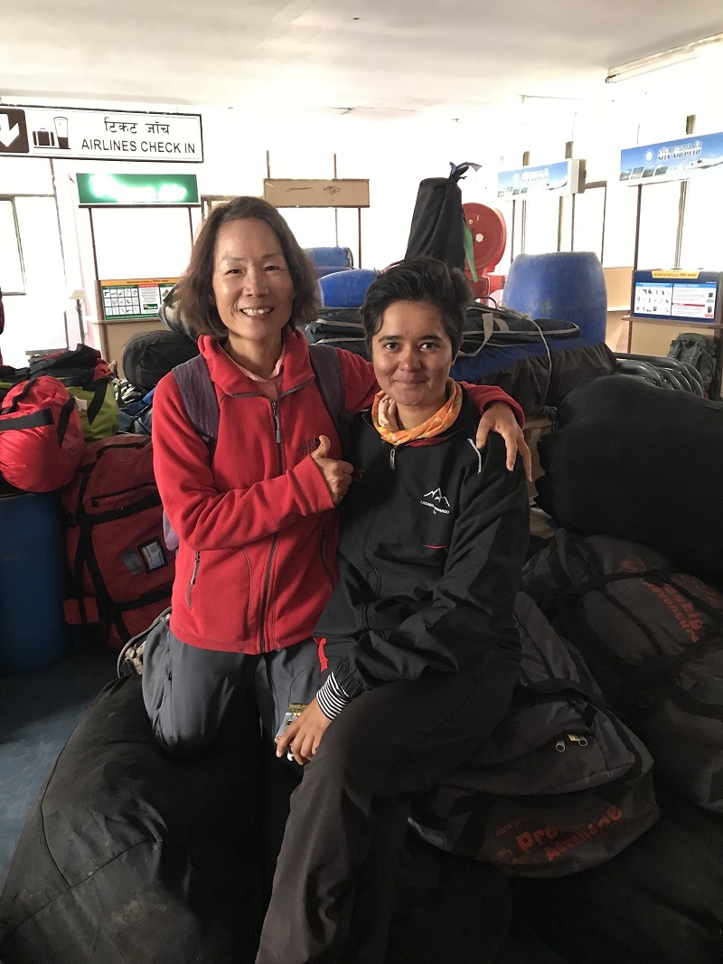 途中遇到形形色色的登山客，也是讓陳玉蟾印象深刻的旅途回憶之一。